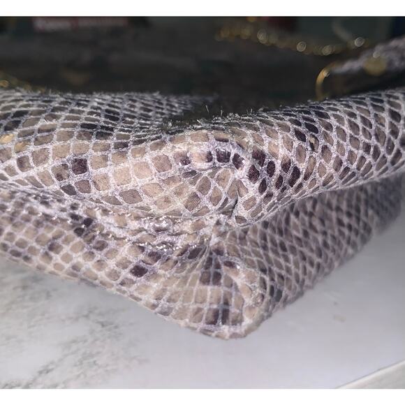 Michael Kors Jet Set Python Chain Convertible Satchel - Picture 5 of 8